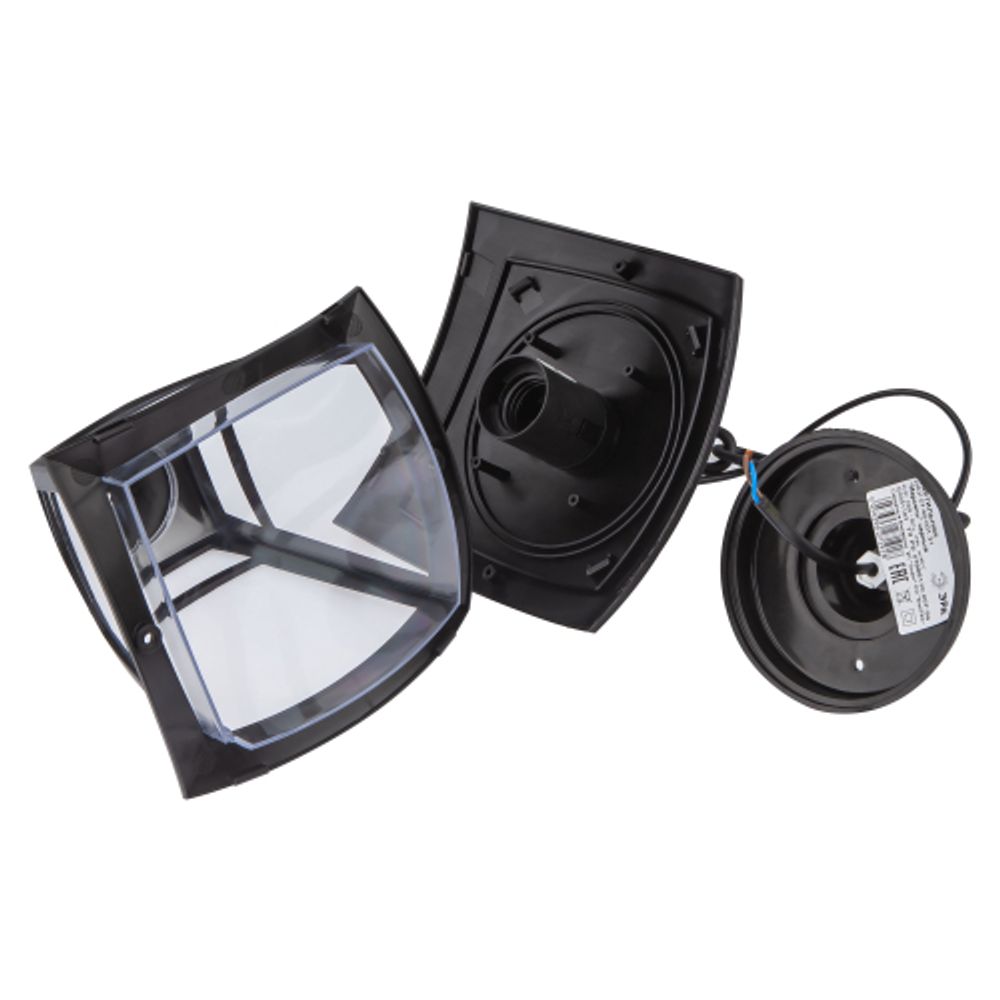 Садово-парковый светильник ЭРА НСУ 07-40-001 Марсель черный 4 гранный подвесной IP44 Е27 max60Вт