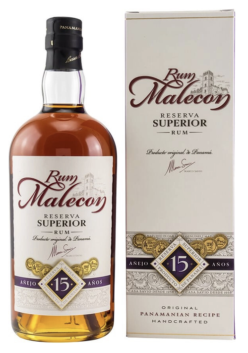 Ром Malecon Reserva Superior Anejo 15 Anos, 0.7 л