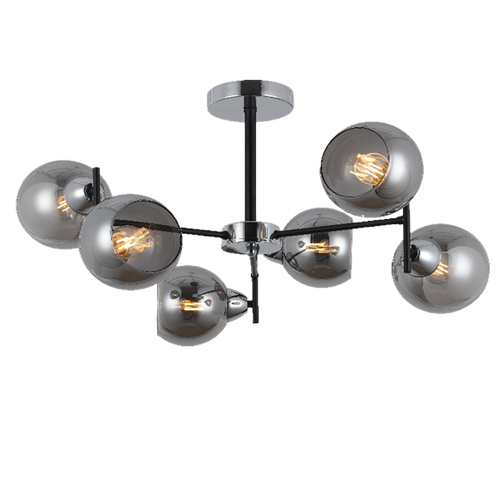 Потолочная люстра Mirastyle MD-8275/6 BK+CR