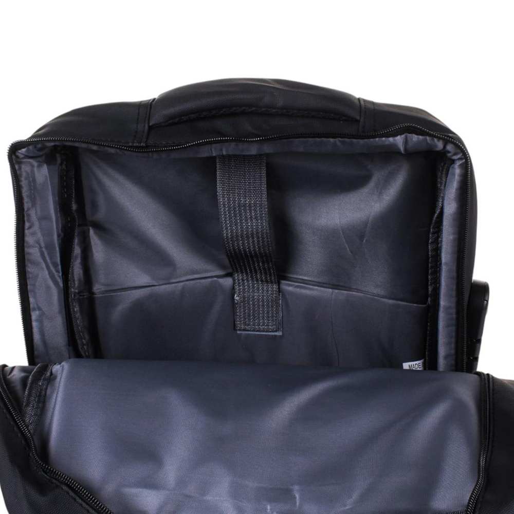 Рюкзак молодежный 43*31,5*12см, 1 отдел, 2 кармана, отсек д/ноутб,черный