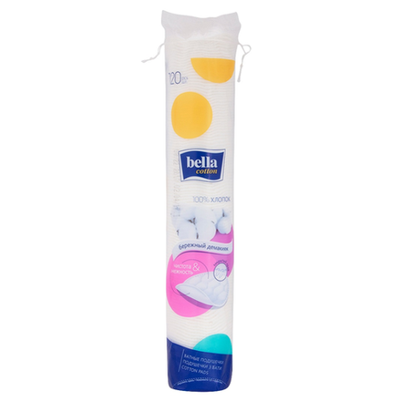 Ватные диски Bella Cotton Чистота и нежность 120 шт