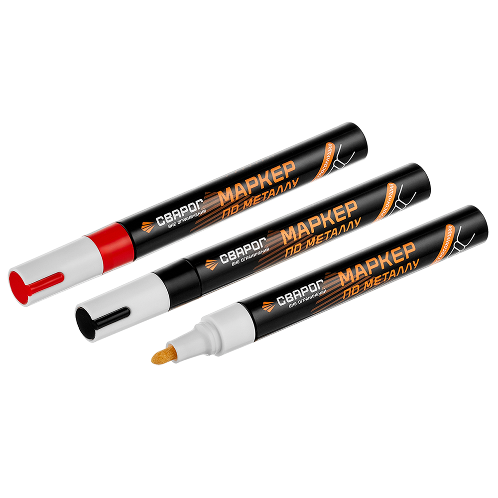 Маркер по металлу белый 3 мм. ТМ «Сварог» (MW103)