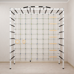 Спортивный комплекс Sv Sport П 4010 (Турник/Канат/Кольца/Лестница/Сетка)