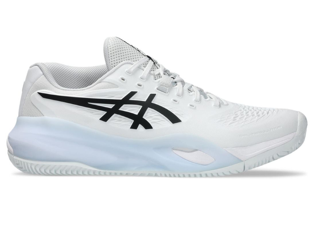 Мужские кроссовки теннисные Asics Gel-Resolution X Clay Wide - white/black