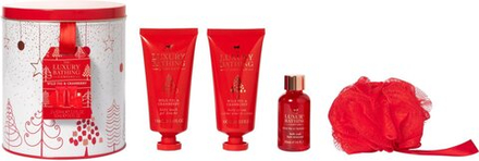 Grace Cole Luxury Bathing Wild Fig & Cranberry - подарочный набор (жестяная коробка) /   / GTIN 5055443658504