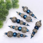 Набор украшений SHINE «Fairy tale» 14 см (6 шт.), night blue