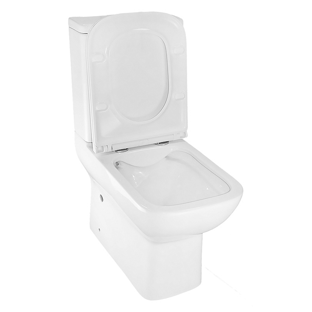 Унитаз-компакт Azario VARO 365х615х805 напольный, безободковый,с быстросъемным сиденьем Микролифт, дюропласт (AZ-2171-1)