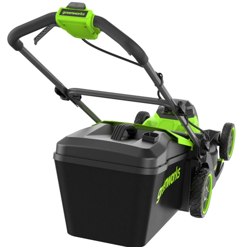 Газонокосилка аккумуляторная Greenworks GD40LM411 40В (1 x 5 Ач, ЗУ) нож 41 см, 2521007UG