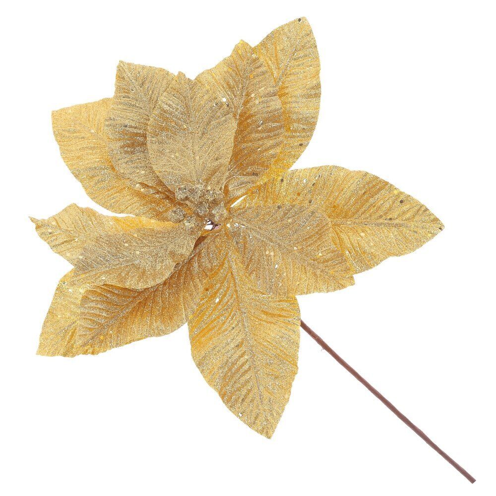 GAEM Цветок искусственный "Пуансеттия", L30 W30 H39 см, 2в.