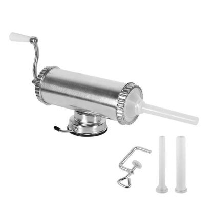 Колбасный шприц горизонтальный на 2,5 кг с присоской