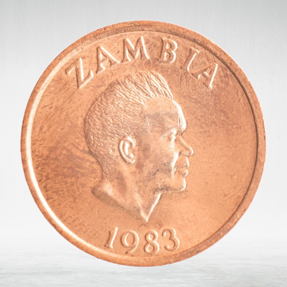 Zambia, 2 Ngwee, 1983 – A Symbol of Zambia’s History and Wildlife, MS