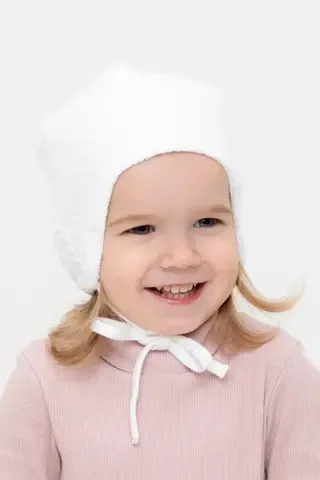 шапка  для девочки  КВ 20373/белый
