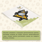 Нашивка на одежду, патч, шеврон на липучке "Pittsburgh Penguins" 8,5х8,1 см