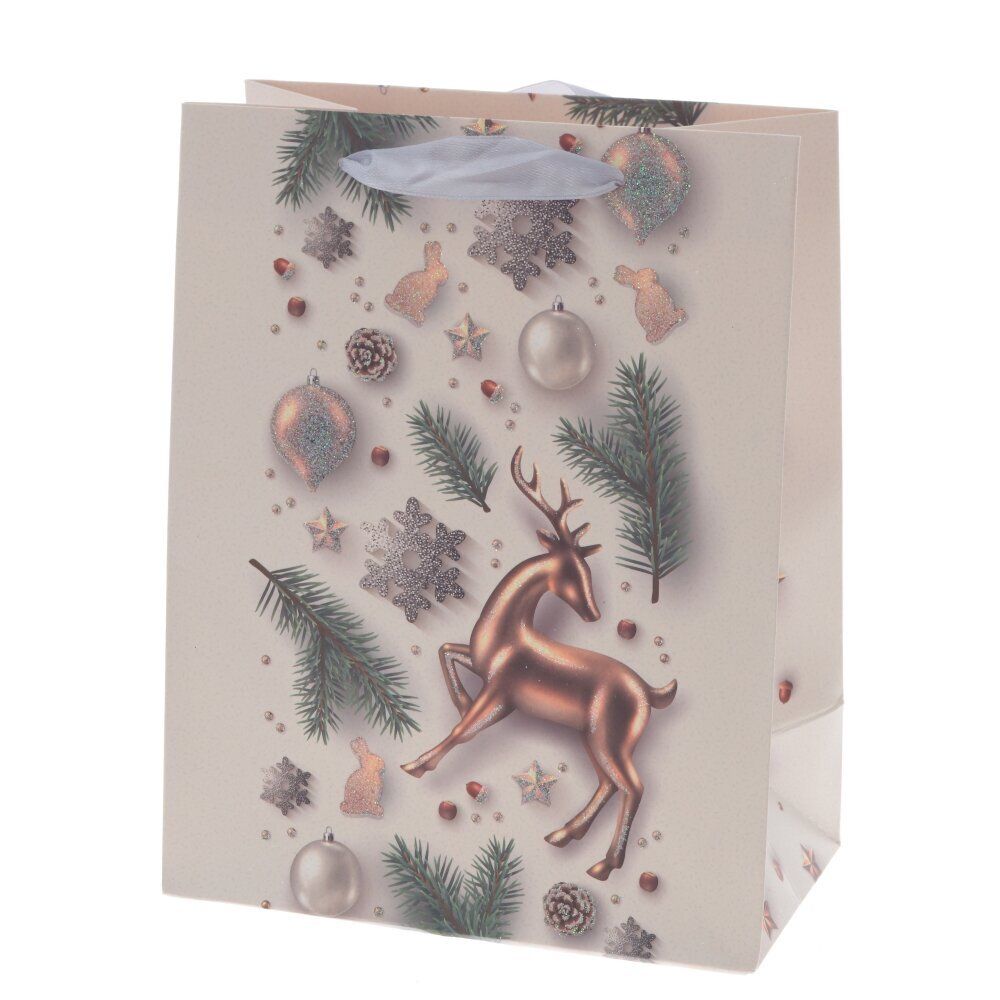 GAEM Пакет подарочный (бумага, плотность 210г/м2, блок микс 12шт), L18 W10 H23 см, 4в.