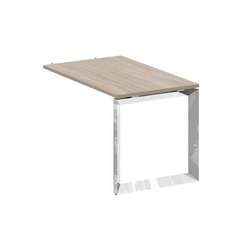 Onix Direct Lux Брифинг-приставка О-обр. м/к M-O.MO-BR-11 Дуб Аттик/Нержавеющая Сталь/Хром 1180*720*