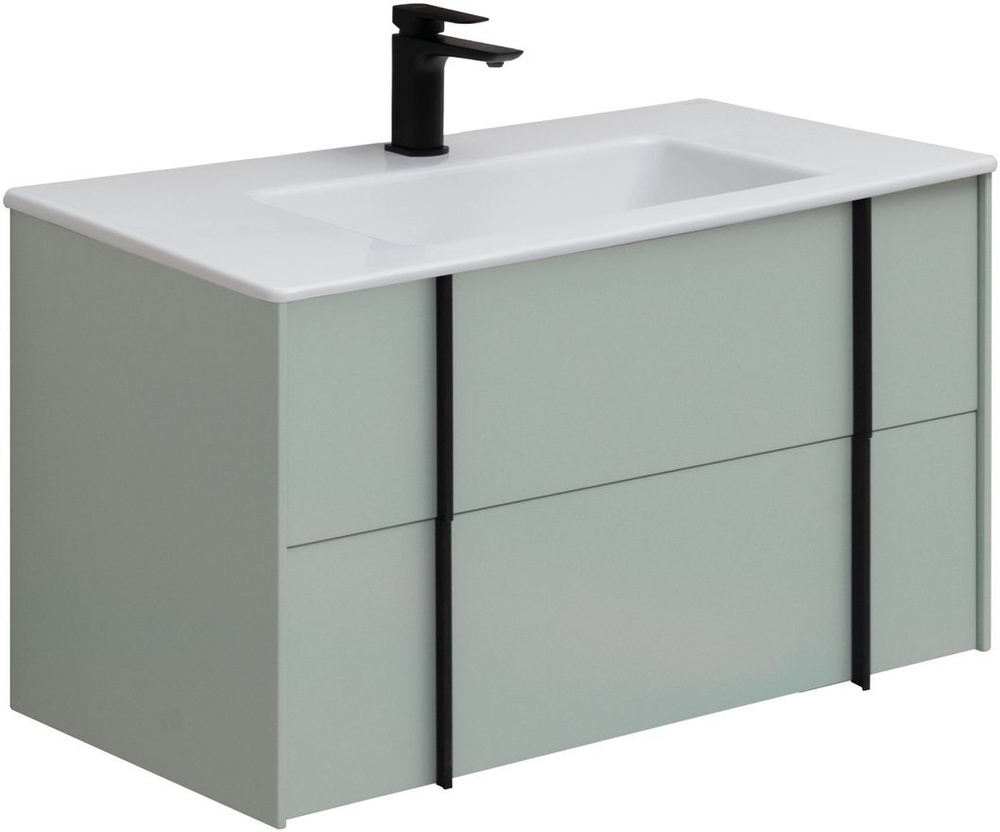 Тумба с раковиной Allen Brau Reality 90 см 1.32006.PWM папирус матовый