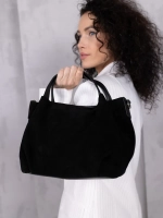 Сумка через плечо большая натуральная кожа