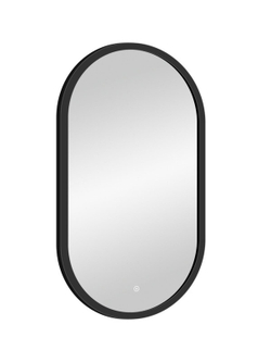 Зеркало "Prime Black Led" 450х800 в МДФ раме