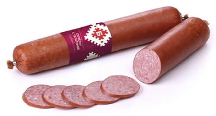 Сервелат копчено-вареный "Вкусный с телятиной" Брест