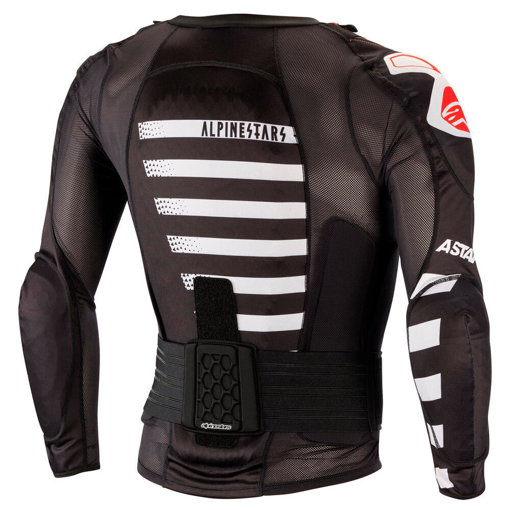 ALPINESTARS Защита мотоциклетная куртка-лонгслив SEQUENCE PROTECTION JACKET LONG SLEEVE  черно-бело-красный