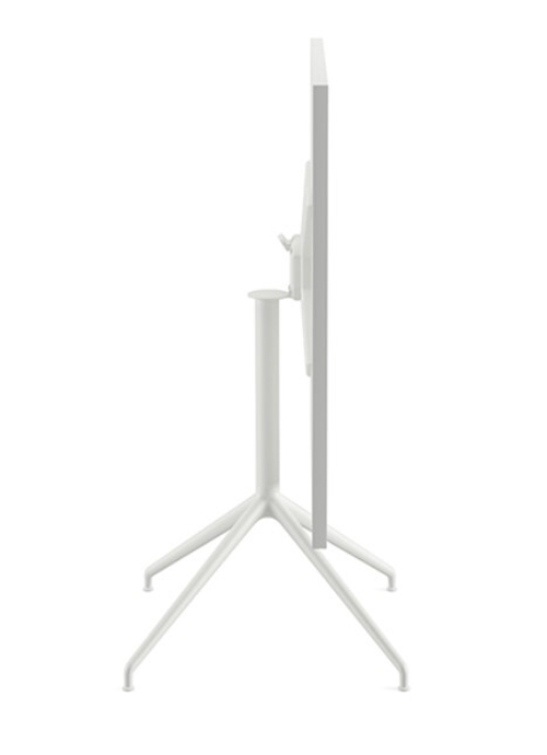 Столик Yop ARPER ламинат/алюминий/black/откидная столешница 590х590х740h