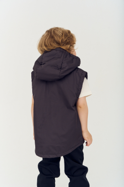 Демисезонный жилет графит