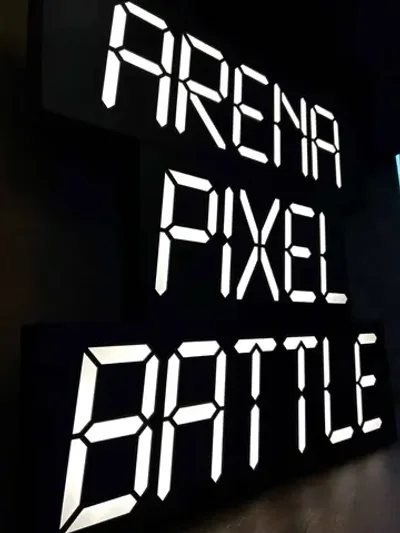 Вывеска для «Арены Pixel battle»