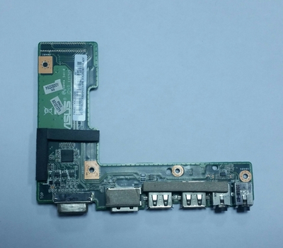 Плата USB + аудио ( 2 разъма) + VGA+HDMI+шлейф ASUS K52 (60-NXLD1000)