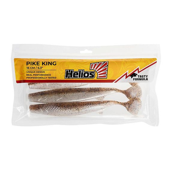 Виброхвост Pike King 6.3&#39;/16 см Golden Pepper 3шт (HS-37-046) Helios