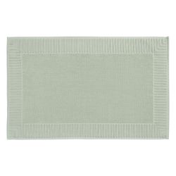 Коврик для ванной с фактурным бортиком мятного цвета из коллекции Essential, 50x80 см