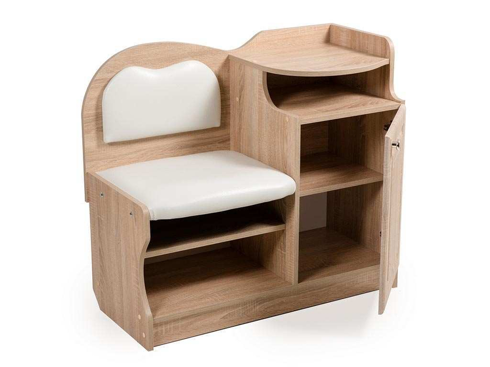 Банкетка под телефон 1 дуб сонома-милк