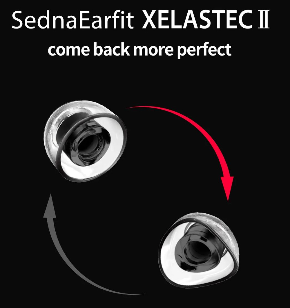 Амбушюры AZLA SednaEarfit XELASTEC II размер M