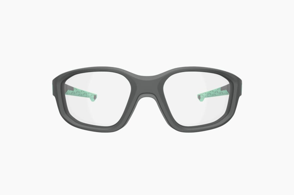 Спортивные очки с диоптриями Demetz Puntaco / Matt Grey / Matt Light Green V. Colourless cat. 0