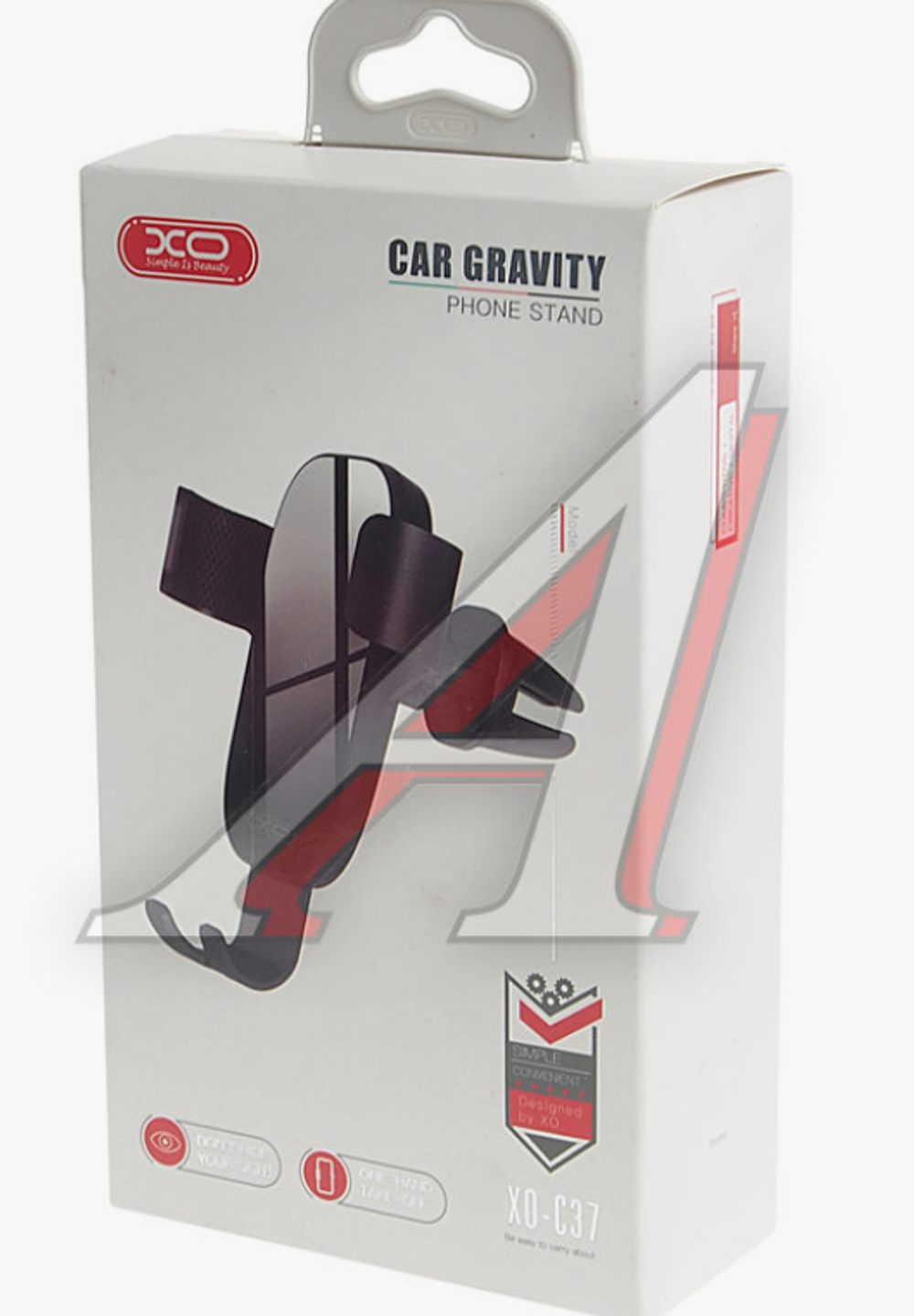 Автодержатель XO C37 (черный)