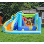 Батут домашний "Водная горка 2" 4,5*4*2,6 м