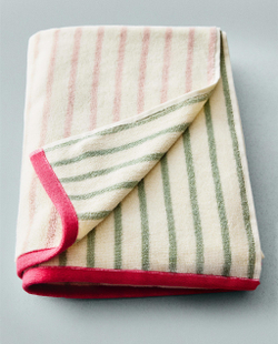 Zara Home Полотенце для лица и рук из хлопка, в полоску · 5638/013