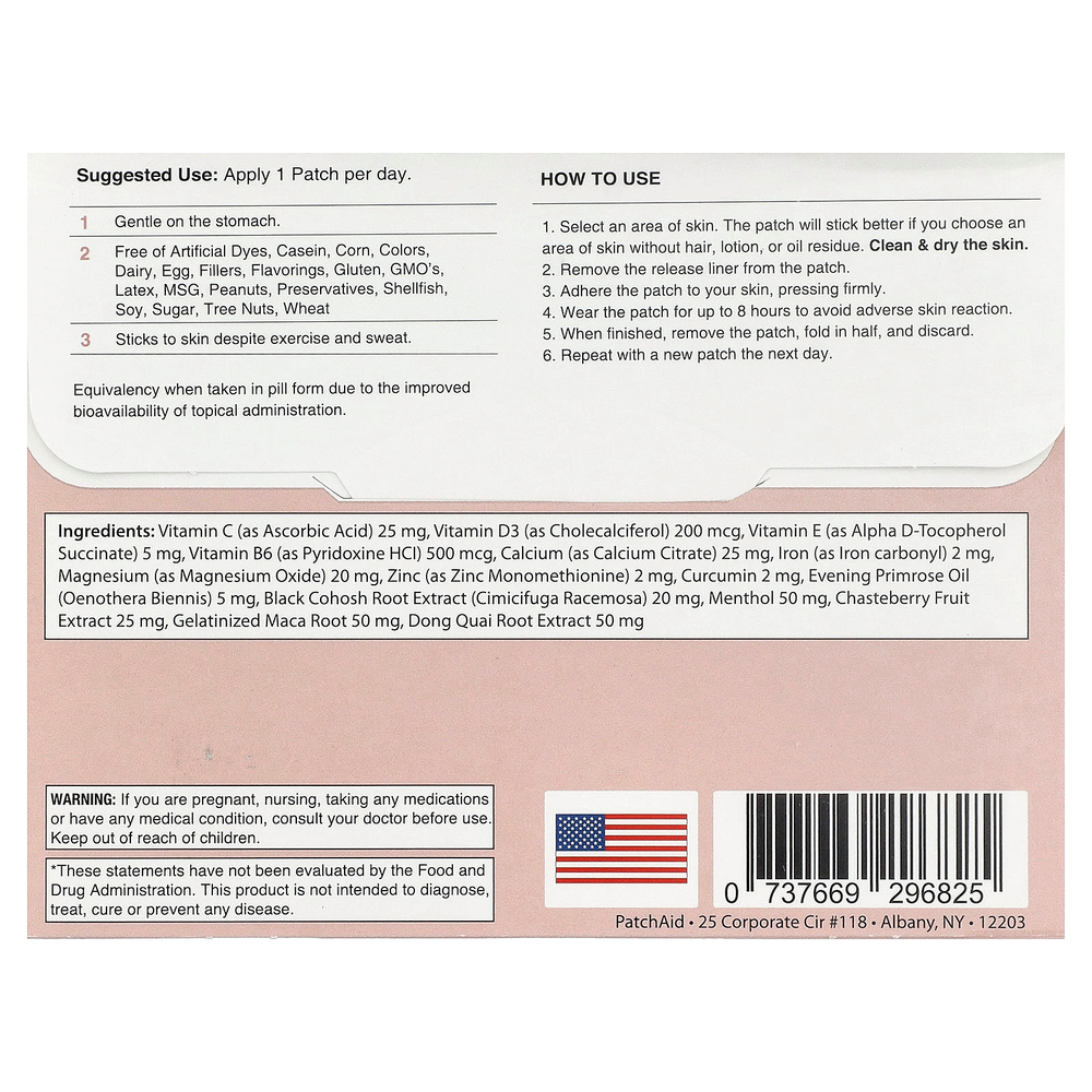 PatchAid, Easy Cycle Patch, патч для лица, 30 шт.