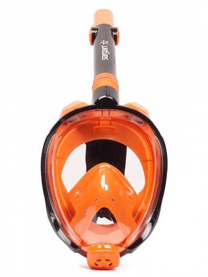 Маска полнолицевая Sargan Галактика премиум черная/оранжевая/оранжевая