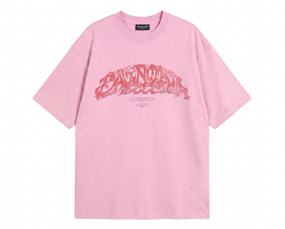 Футболка Balenciaga (Hot Pink)