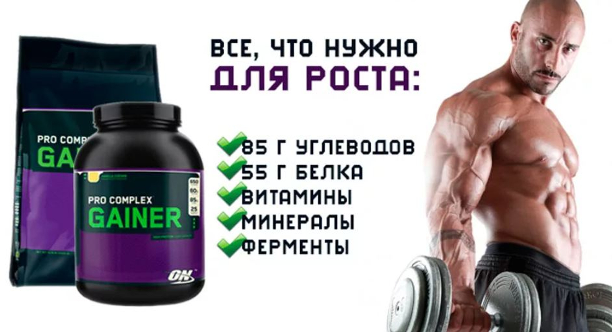 Из чего состоит качественный гейнер: как выбрать продукт, который поможет набрать мышечную массу