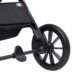 Детская коляска Sweet Baby Vento Black 3 в 1 Grey