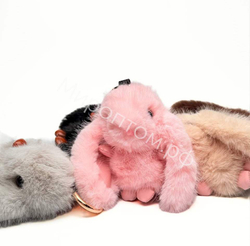 Мягкий брелок "Зайки" 11 см оптом