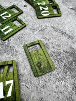 Номерки для гардероба 3х5 см