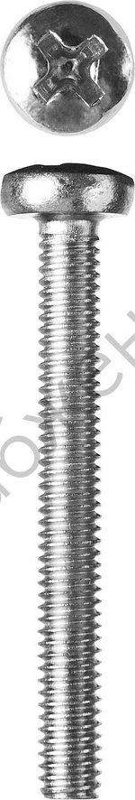 ЗУБР DIN 7985 M4 x 35 мм, кл. пр. 4.8, винт с полусферической головкой, цинк, 5 кг (303150-04-035)