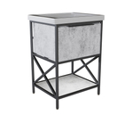 Тумба д/ванной "БРУКЛИН-60" Бетон под раковину Fest 60 (Sanita Luxe) ЛОФТ (ЛДСП)