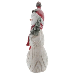 Фигурка декоративная "Снеговик" с подсветкой (АААх3, н/п), L24 W15 H53 см, 2в.