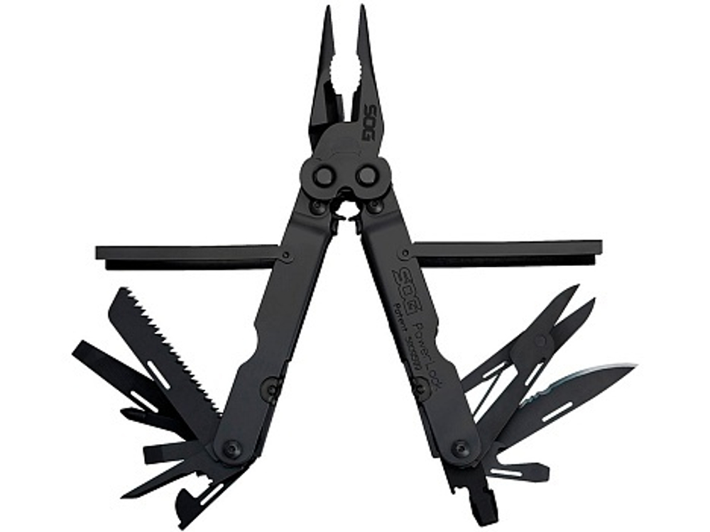 Мультиинструмент SOG PowerLock EOD, чёрный