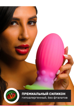 Фантазийный стимулятор светящийся в темноте Xeno Egg XL 17.6х7.9 см