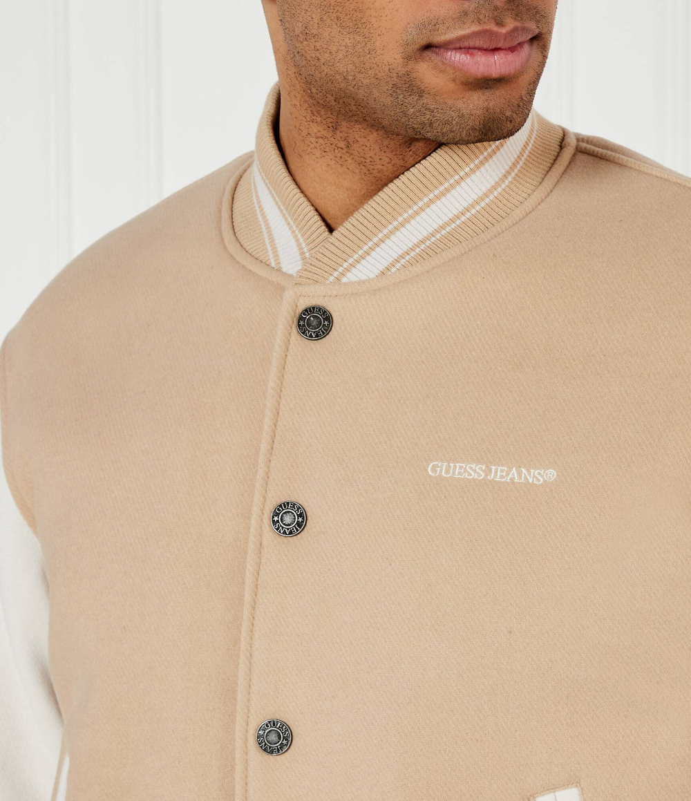 Куртка бомбер Guess Jeans - бежевый(M5RL32 WHAC2)