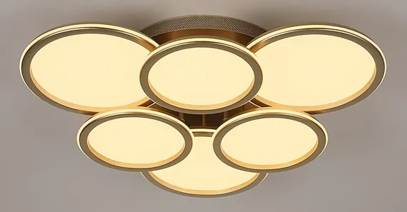 9301/3+3M CHAMPAGNE GOLD (1) Люстра (RL) #